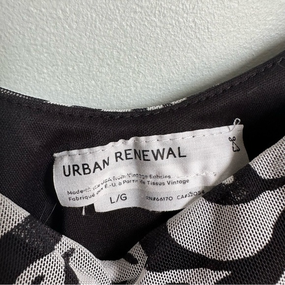 Urban Outfitters Renewal Mesh Zebra Print Tank Crop Top in size L - Picture 6 of 7